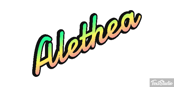 Alethea Text effect