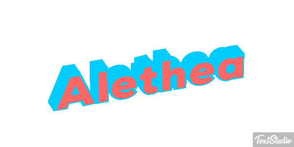 Alethea Text effect
