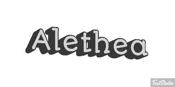 Alethea Text effect