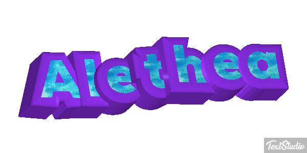 Alethea Text effect