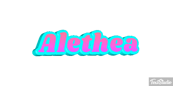 Alethea Text effect
