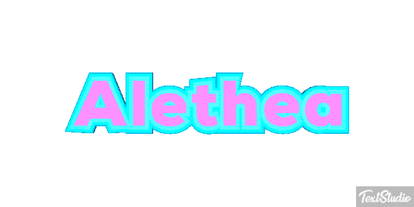 Alethea Text effect