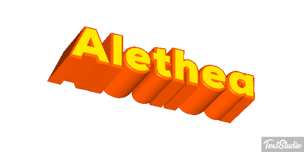 Alethea Text effect