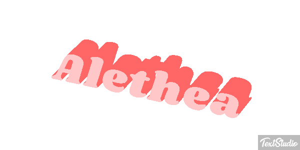 Alethea Text effect