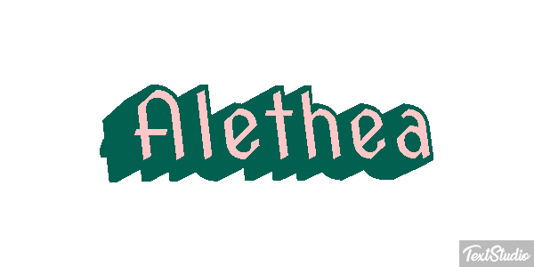 Alethea Text effect