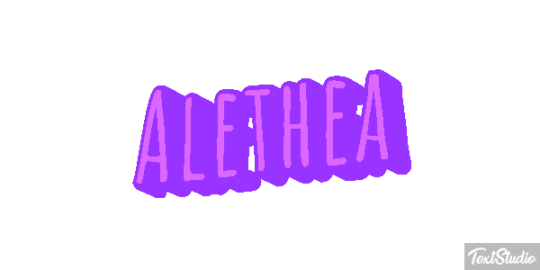 Alethea Text effect