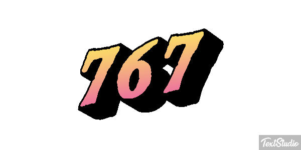 767 Efeito do texto