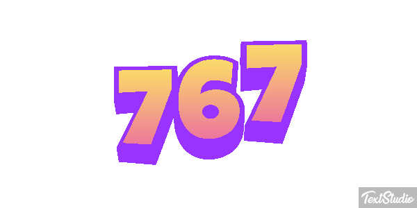 767 Efeito do texto