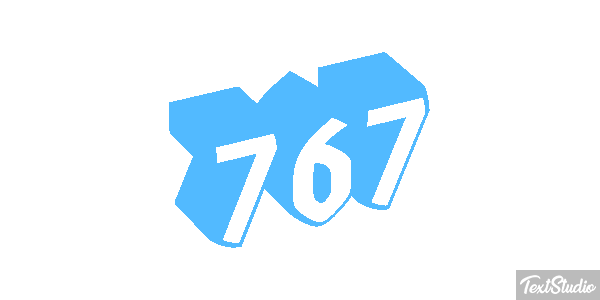 767 Efeito do texto