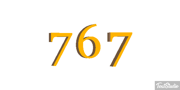 767 Efeito do texto