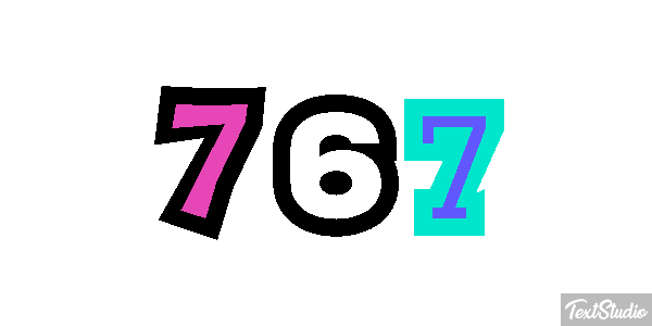 767 Efeito do texto