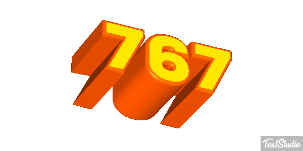 767 Efeito do texto