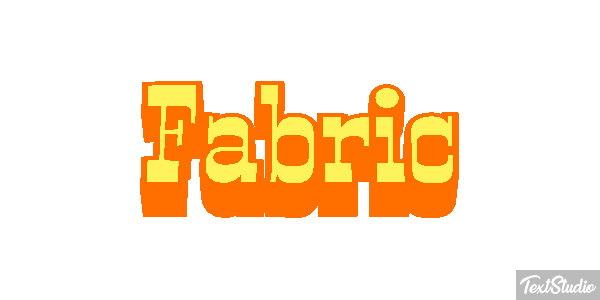 Fabric Efecto de texto