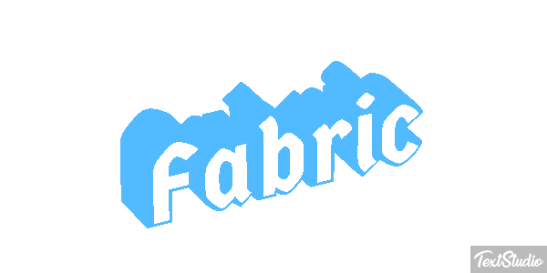 Fabric Efecto de texto