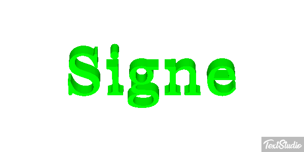 Signe Effet de texte