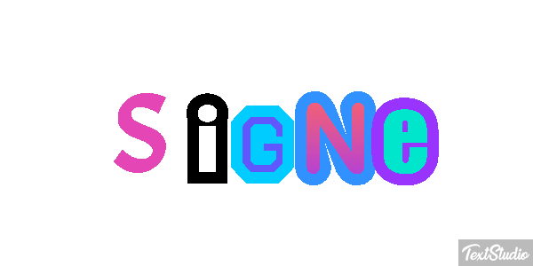 Signe Effet de texte