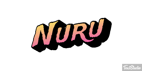 Nuru Efecto de texto