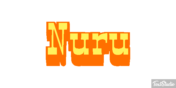 Nuru Efecto de texto