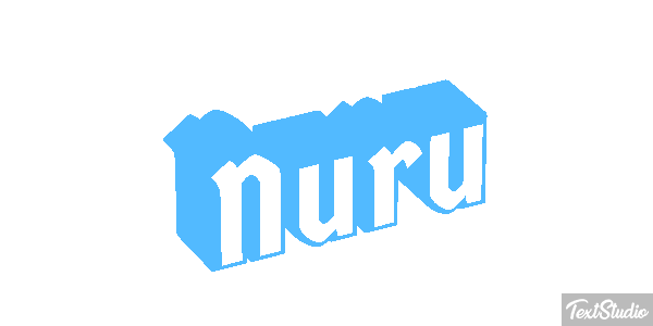 Nuru Efecto de texto