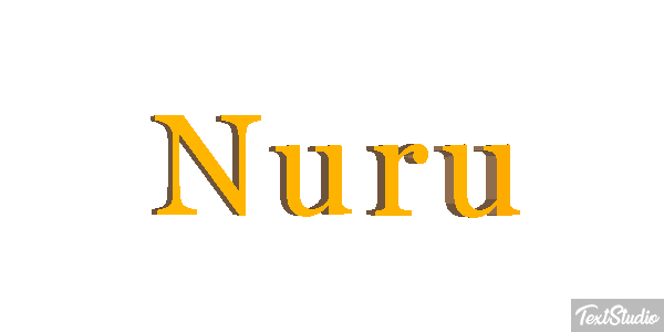 Nuru Efecto de texto