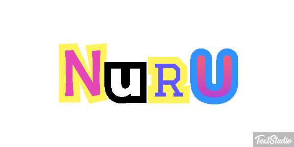Nuru Efecto de texto