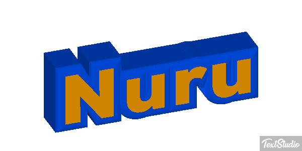 Nuru Efecto de texto