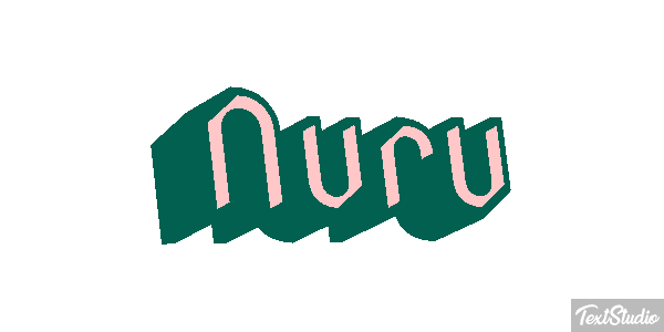 Nuru Efecto de texto