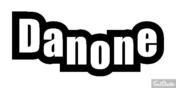 Danone Efekt tekstowy