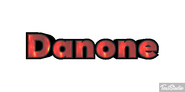 Danone Efekt tekstowy