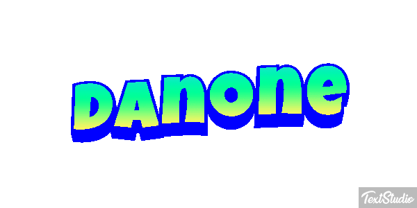 Danone Efekt tekstowy