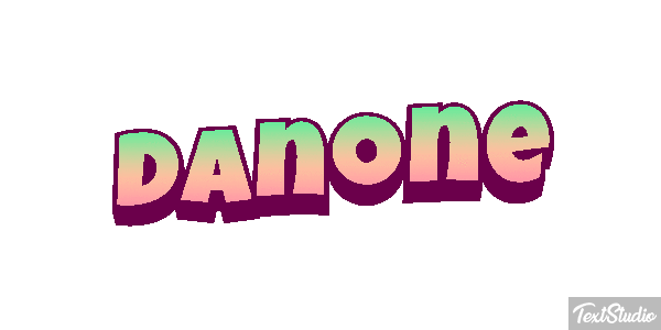 Danone Efekt tekstowy