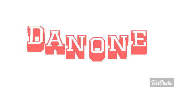Danone Efekt tekstowy