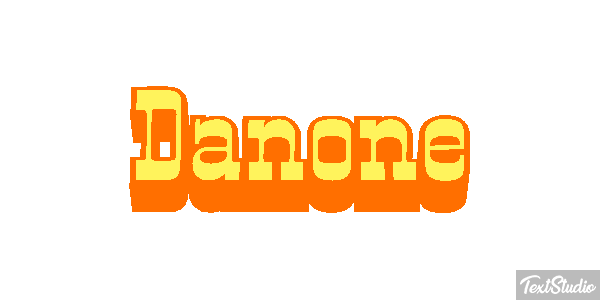 Danone Efekt tekstowy