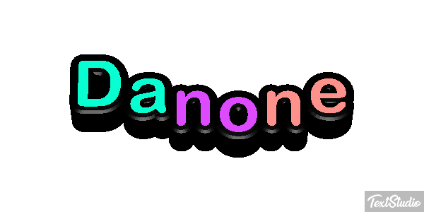 Danone Efekt tekstowy