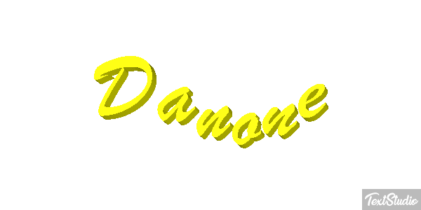 Danone Efekt tekstowy