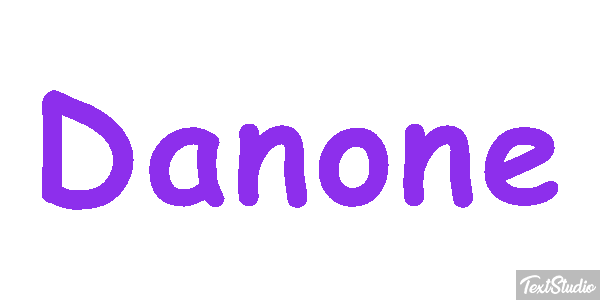 Danone Efekt tekstowy