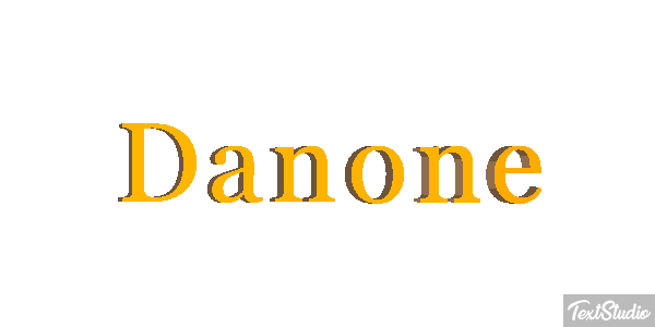 Danone Efekt tekstowy