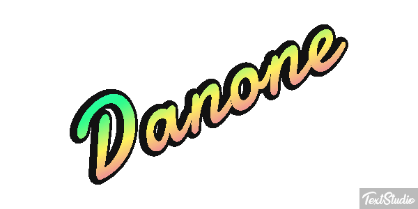 Danone Efekt tekstowy