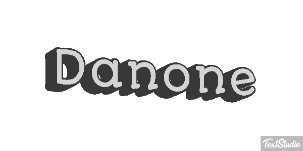 Danone Efekt tekstowy