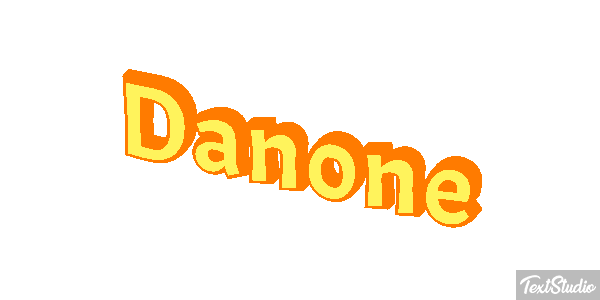 Danone Efekt tekstowy