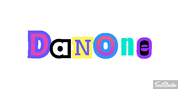 Danone Efekt tekstowy