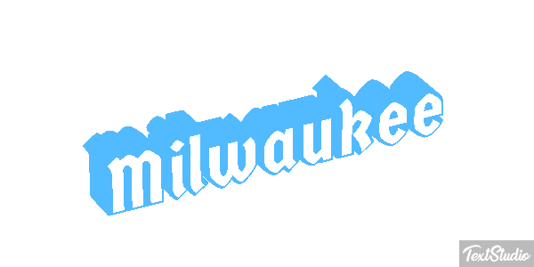 Milwaukee Efecto de texto