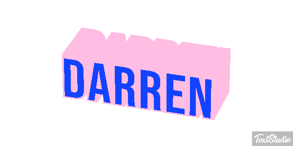 Darren Текстовый эффект
