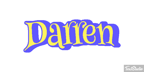 Darren Текстовый эффект