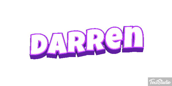 Darren Текстовый эффект
