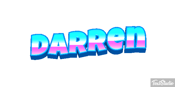 Darren Текстовый эффект