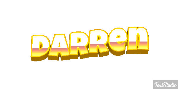 Darren Текстовый эффект