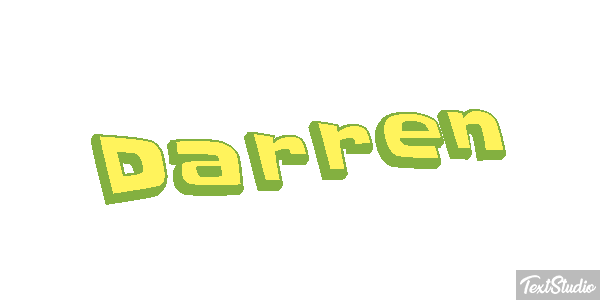 Darren Текстовый эффект