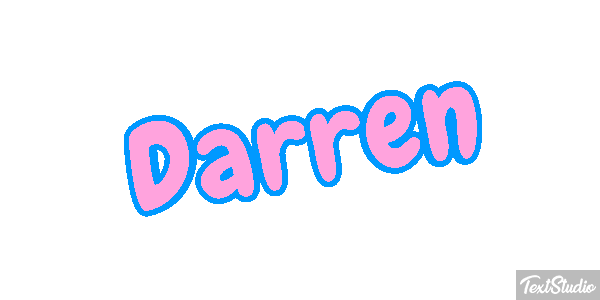 Darren Текстовый эффект