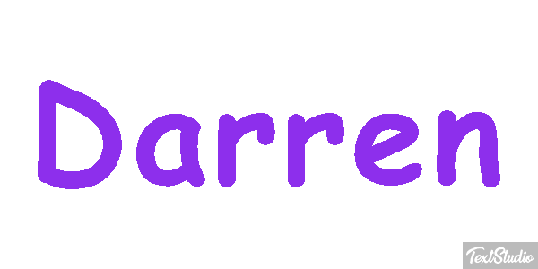 Darren Текстовый эффект